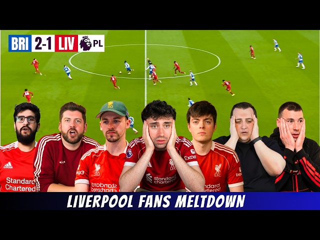 LIVERPOOL FANS BEST MELTDOWN COMPILATION | Brighton 2-1 Liverpool