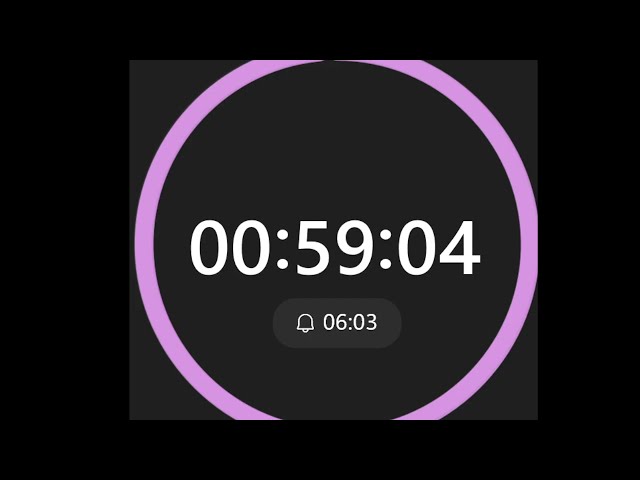 Count Down Timer 1hr, Study ,Exam , Focus
