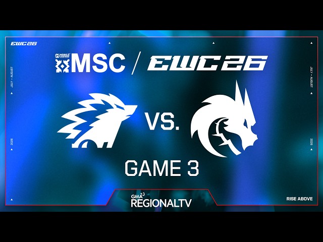 GAME 3 – ONIC VS TEAM SPIRIT | SEMI-FINALS | MLBB MSC AT EWC 2026
