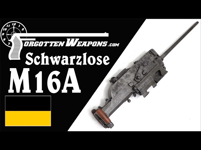 M16A Schwarzlose: Austro-Hungarian WW1 Aircraft MG