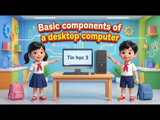 Basic components of a desktop computer - Informatics Grade 3 [OLM.VN]