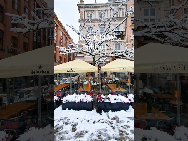 In a few months, Kraków will look like this.. 🇵🇱❄️ #krakow #poland #travel