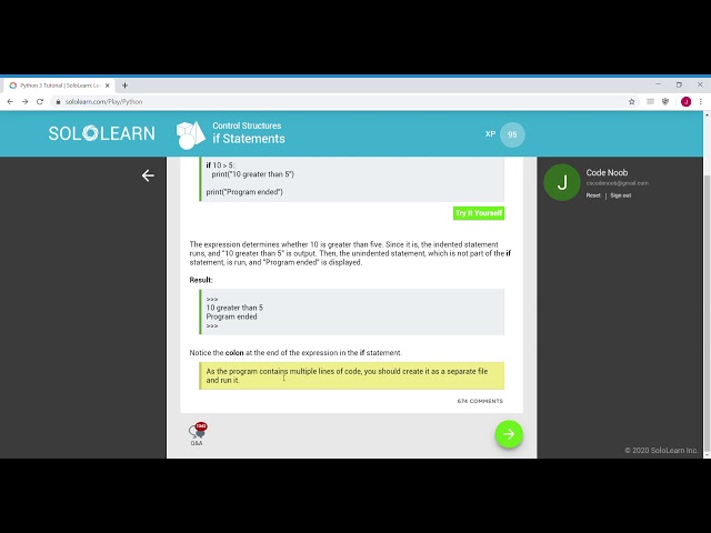 If statements in Python | Coding for Beginners | Day 5 Part 2