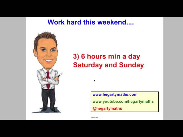 Hard work this weekend...