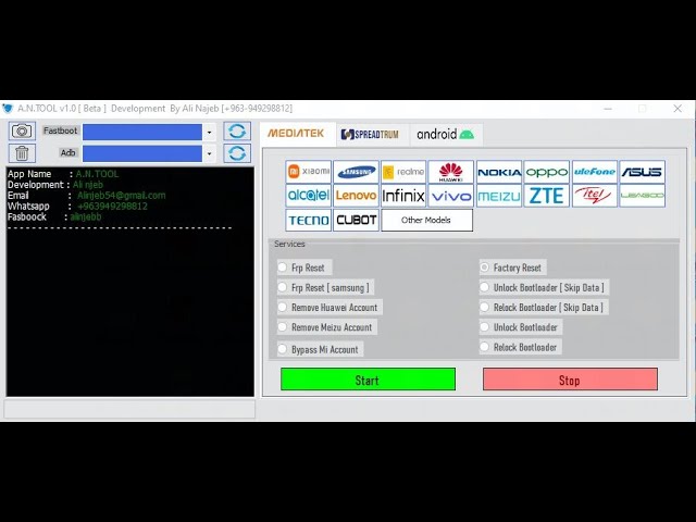 🛑All OPPO VIVO REALME  Lock Remove Tool  ll A.N.TOOL v1.0