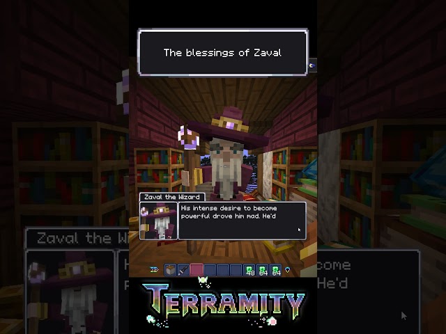 Which of Zaval's blessings will you pick? #moddedminecraft #minecraft #showcase #terramity