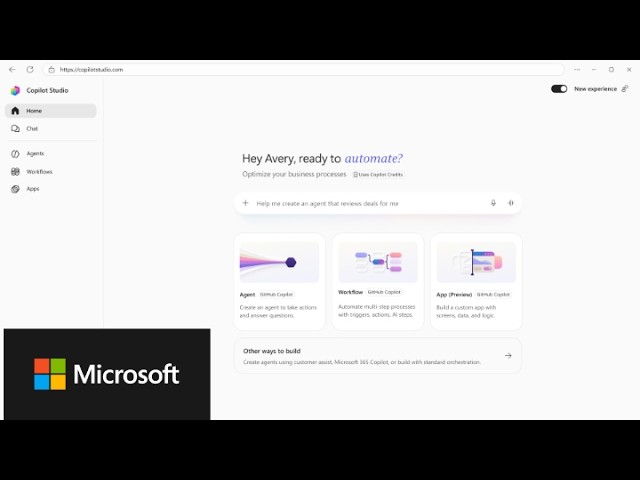 Copilot Studio Product Tour