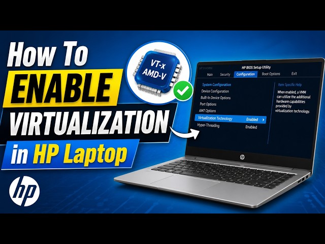 How To Enable Virtualization in HP Laptop