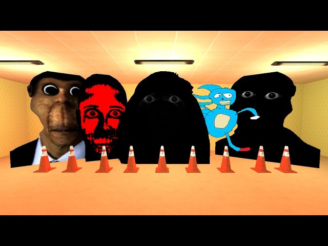 SDL Nightmare, Angry Obunga, Obunga, Angry Munci and Hyper Sanic Nextbots | Garry's Mod