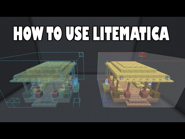 Learn to use Litematica Mod! #minecrafttutorial