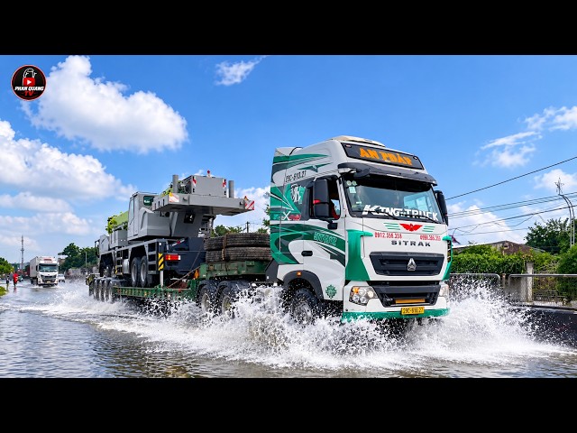 TRUCK CONTAINER / TỔNG HỢP CÁC LOẠI XE ĐẦU KÉO, CONTAINER ,XE BỒN, XE TẢI....NGÀY MƯA GIÓ. #88