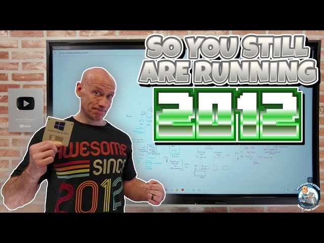 So You're Still Running Windows/SQL 2012. Now What?