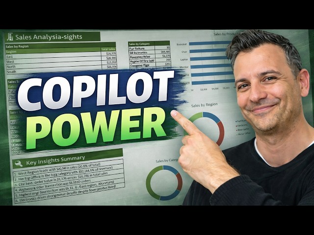 Excel Copilot: Create an Excel Dashboard in 5 Minutes!