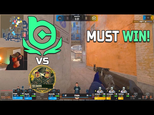 MUST WIN! BC.GAME vs Soldados - Highlights - Stake Pulse Beat III Open Qual I - CS2