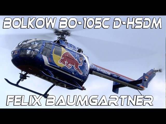 4K UHD Felix Baumgartner The Flying Bulls Bolkow Bo-105C D-HSDM.