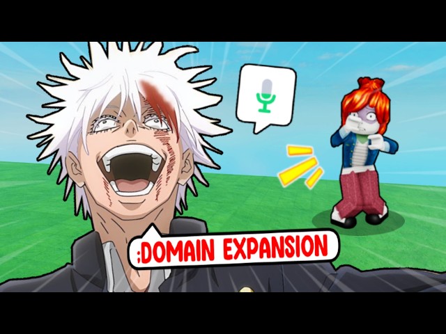 I TRAUMATIZED PEOPLE AS GOJO IN ROBLOX VC