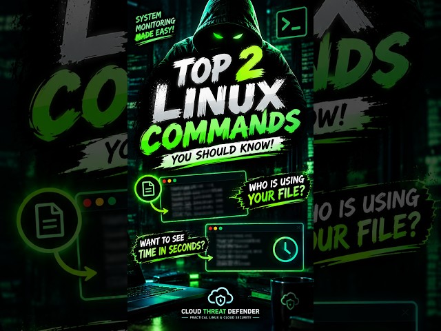 Hidden Linux Commands You Probably Don't Know! 😱 |#linuxinterviewquestions #linux #cybersecurity