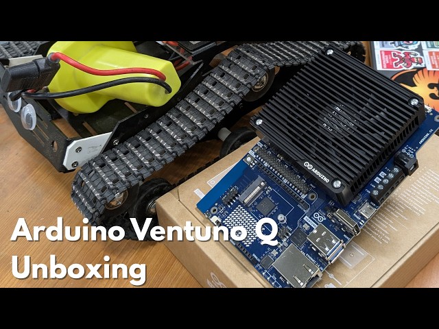 Arduino Ventuno Q unboxing - big upgrades on the robot coming!