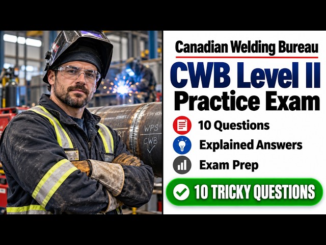 Canadian Welding Bureau CWB Level II Practice Exam:10 Tough Questions and Detailed Answers Explained