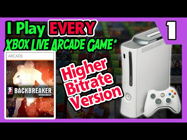 Backbreaker Vengeance (on XBLA)(higher bitrate) - Segment From I Play EVERY XBLA Game Part1