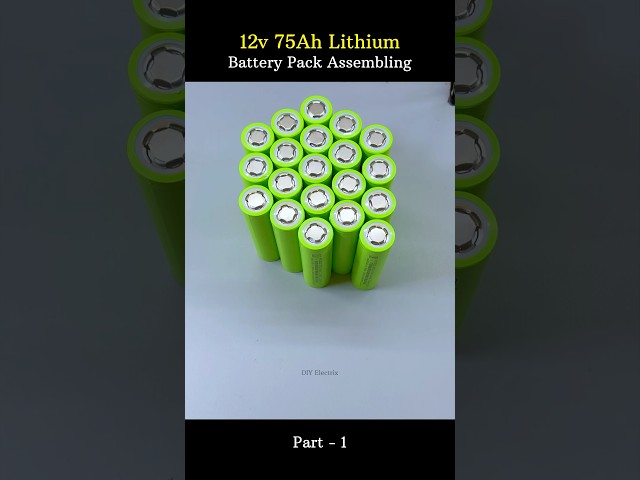 Making a 12v 75Ah Lithium Battery Pack - Step by Step!