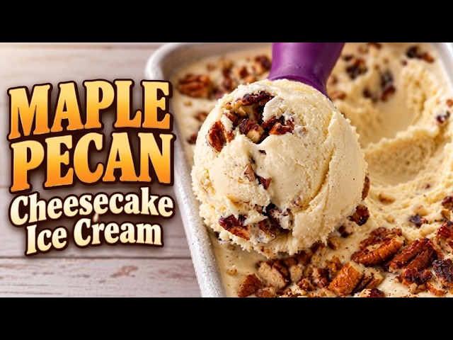 Make Your Own Maple Pecan Ice Cream at Home!