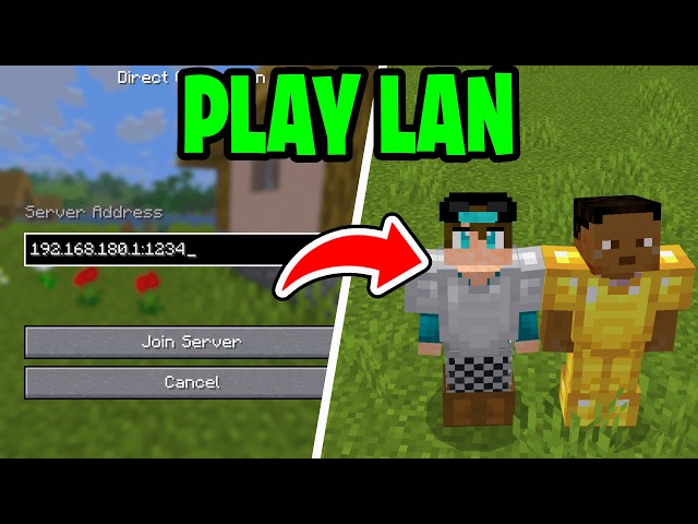 How To Play LAN In Minecraft Java! (Multiplayer With Friends)