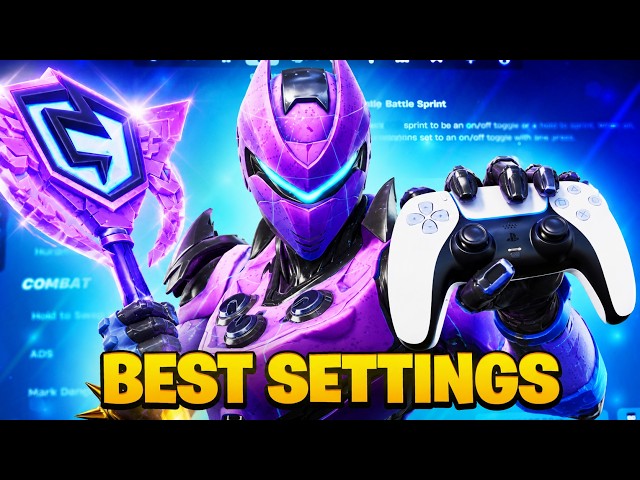 NEW BEST Controller SETTINGS + Sensitivity in Chapter 7 Season 4 (Fortnite Tutorial)