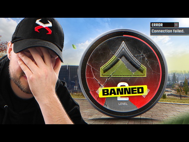 I reset to LEVEL 1 in Warzone and got BANNED.. seriously.