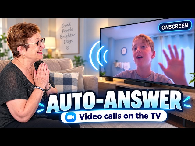 ONSCREEN Feature: Auto-Answer Video Calls for Seniors