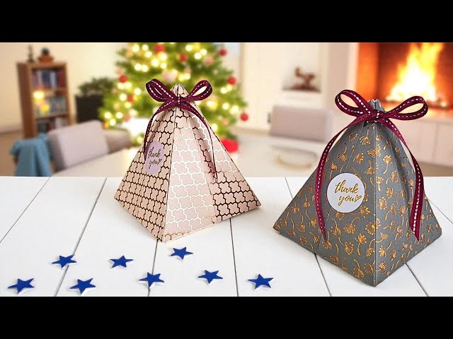 Origami Useful Ideas * Creative Pyramid Paper Box for Presents