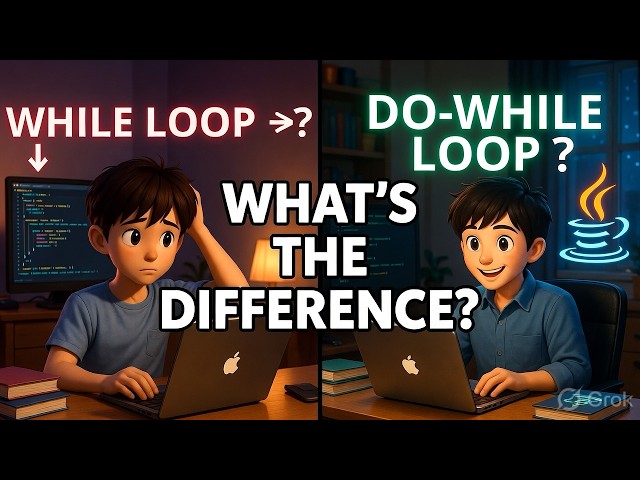 While Loop vs Do-While Loop in Java (Hindi) | Difference Explained | Java Tutorial for Beginners