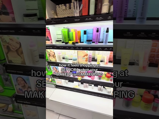THE MOST AWKWARD MOMENT AT SEPHORA 👀‼️ #bigsisteradvice #freepreppyclip #relatable #skincare