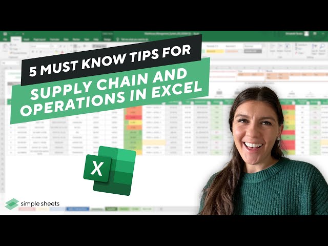 5 Excel Hacks Every Supply Chain and Operations Pro Should know