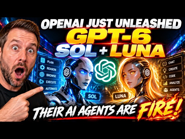 OPENAI JUST UNLEASHED GPT-6 SOL + LUNA… THEIR AI AGENTS ARE FIRE! 🔥 #openai #ai #chatgpt #sol #luna