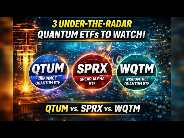 3 Quantum ETFs That Could Explode in the Next Decade (QTUM, SPRX, WQTM)