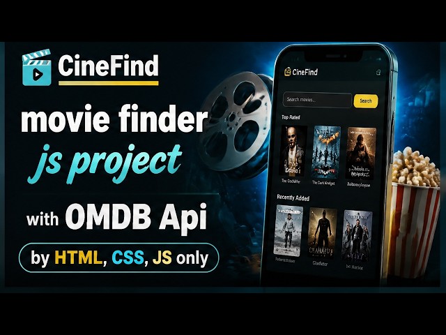 Project 32: How to Code a Dark-Themed Movie App (OMDB API)
