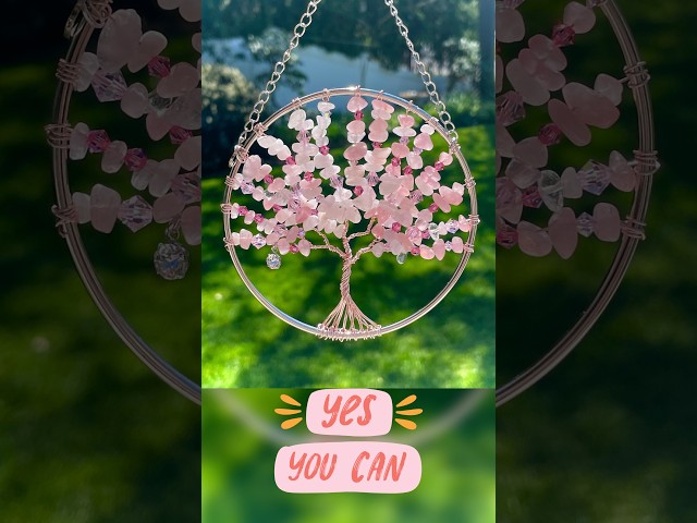 How to make this Gorgeous Wire Tree of Life, Stunning Gemstones  #handmade #diy #treeoflife