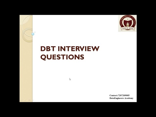Why Do DBT Singular Tests Time Out? | DBT Interview Question