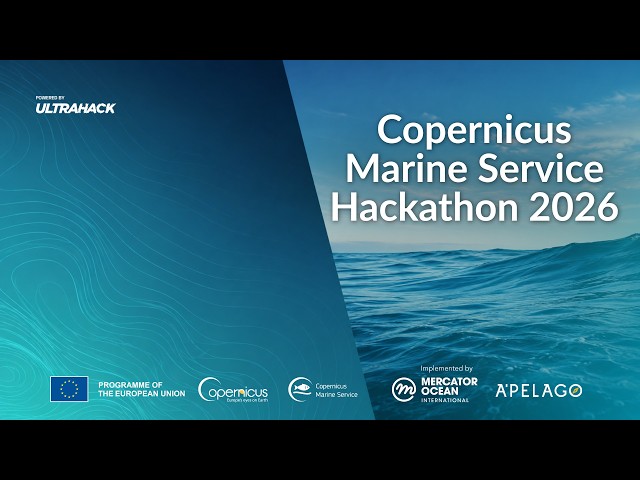 kick-off event | Copernicus Marine Hackathon 2026
