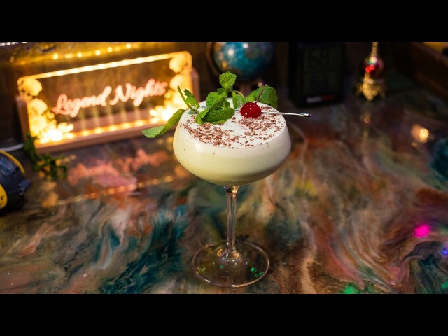 How to make a Grasshopper Drink | Excellent Cocktail