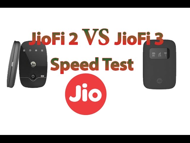 JioFi 2 Vs JioFi 3 Speed Test Compare in Live Demo