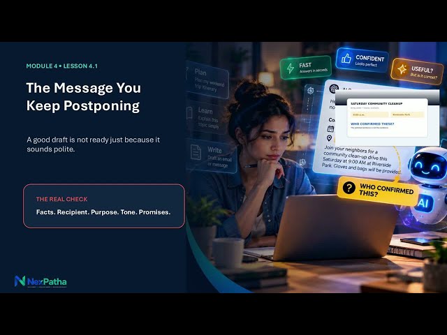 Lesson 4.1: The Message You Keep Postponing