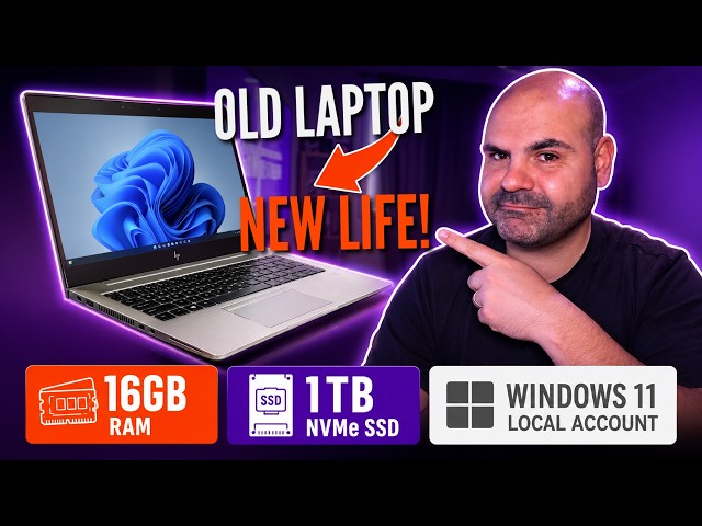 HP EliteBook 840 G5 Upgrade - Old Laptop New Life!