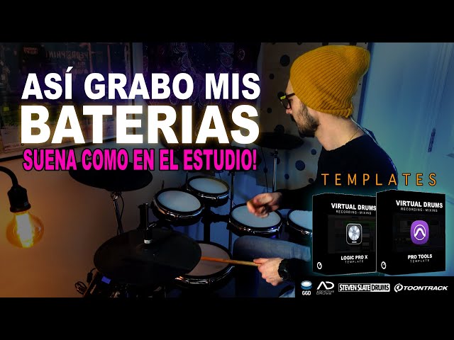 TEMPLATE for recording VIRTUAL DRUMS and sounding professional | Available now in all DAWs