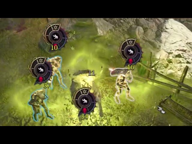 Instant Game Over in Emerald Grove when surrounding a Strange Ox with four low health characters