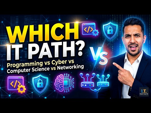 Programming vs Cybersecurity vs Computer Science vs Networking: Which one to choose?