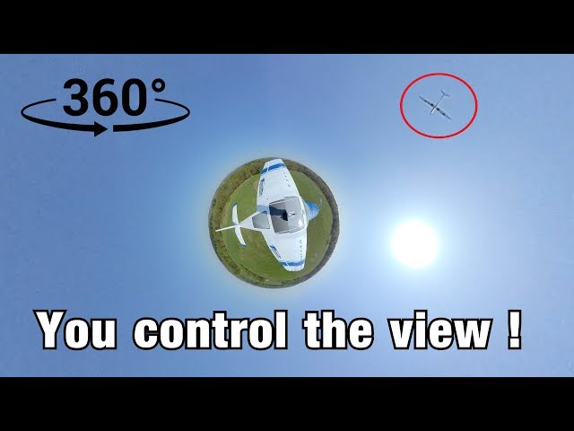 360 onboard 4K video: Glider Chase (YOU CONTROL THE VIEW)