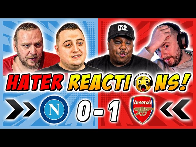 Arsenal's Rivals & Haters DISAPPOINTED 🙄 Reactions to Napoli 0-1 Arsenal | Champions League