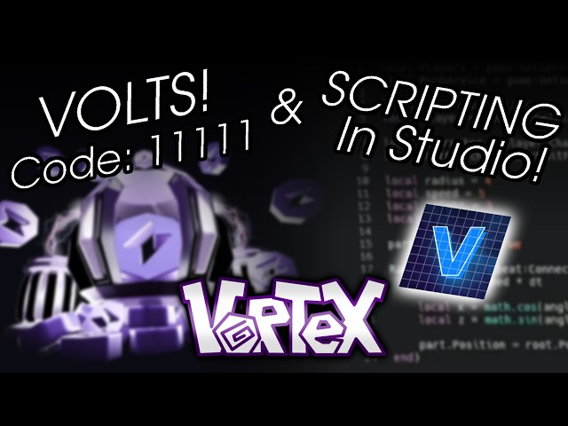 SCRIPTS in Studio + VOLTS Are Purchasable! (Catalog Revamp Soon?)